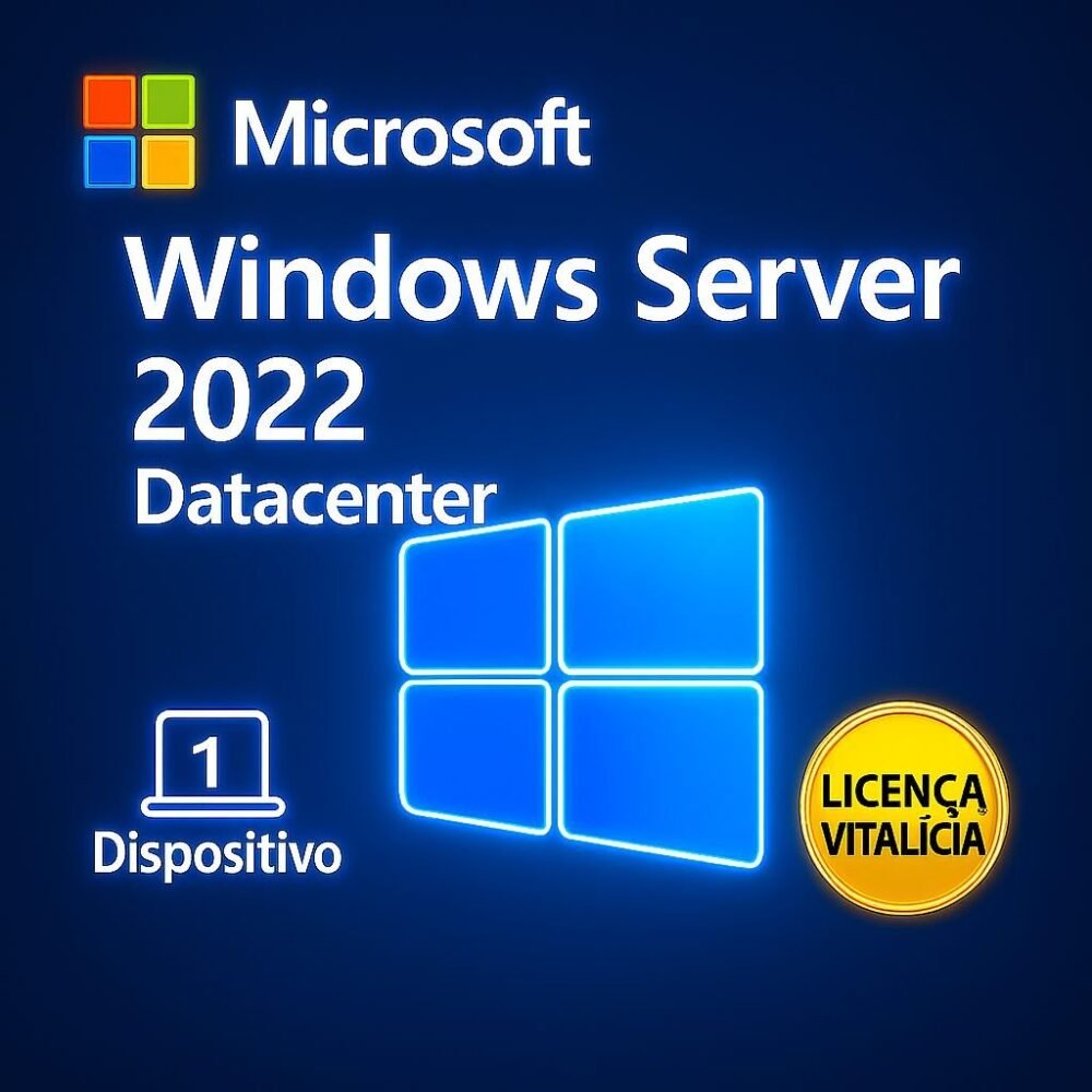 Windows Server 2022 Datacenter - Licença Digital - ESD