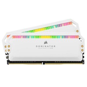 KIT MEMÓRIA 16GB DDR4 (2 X 8GB) 4000MHZ CORSAIR DOMINATOR PLATINUM, RGB, WHITE - CMT16GX4M2K4000C19W - Imagem 4