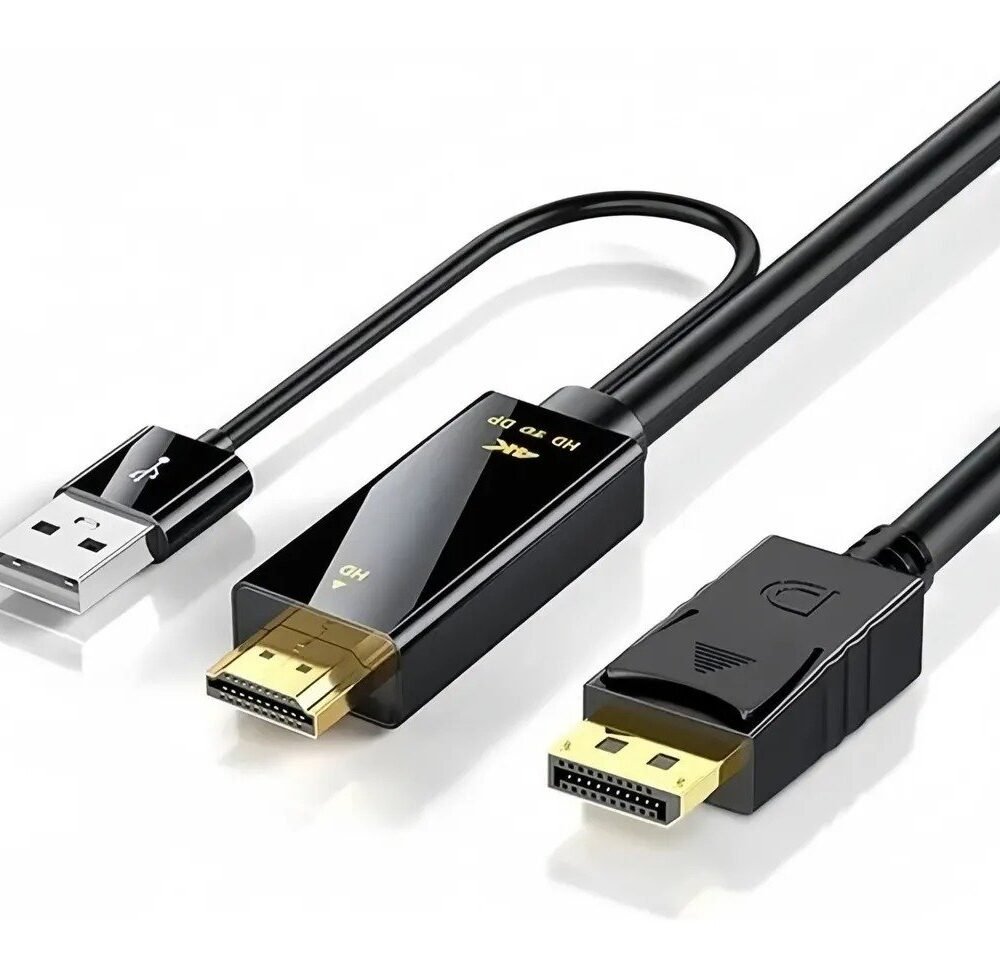 Cabo Vinik Displayport com trava p/ HDMI 1.8M - HDP18