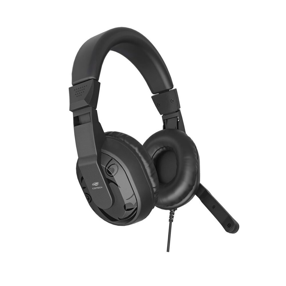 Headset C3Tech USB Preto - PH-300BK