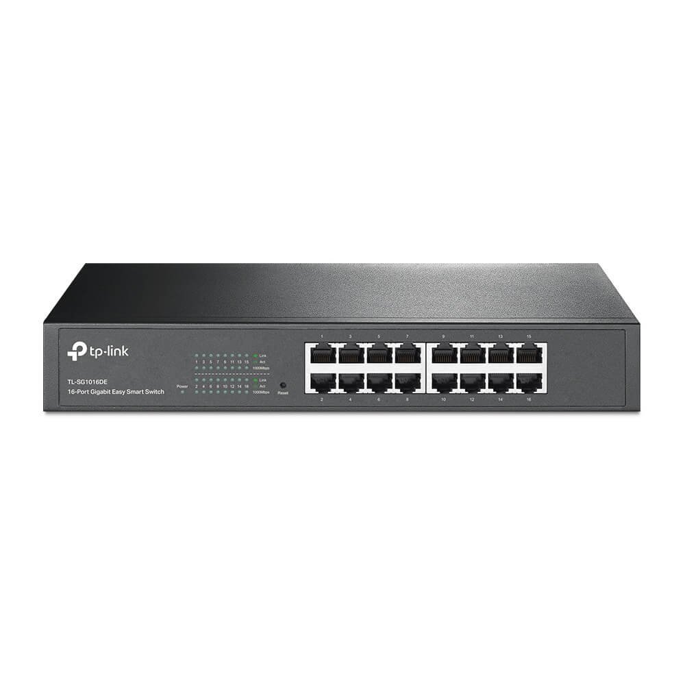 SWITCH 16 PORTAS TP-LINK TL-SG1016D, 10/100/1000MBPS, BLACK - TL-SG1016D