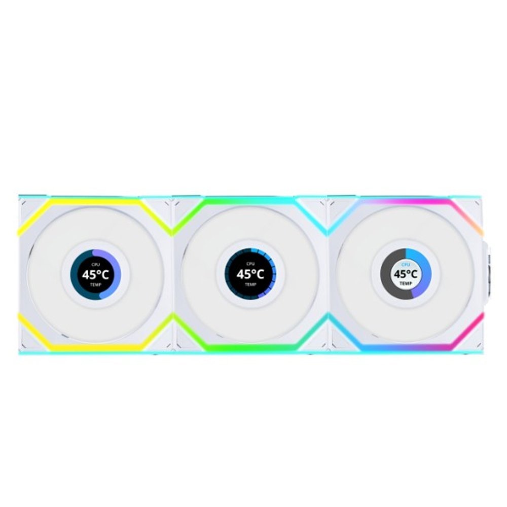 FAN 120MM LIAN LI UNI FAN SL WIRELESS, ARGB, WHITE - 12SL1W1W