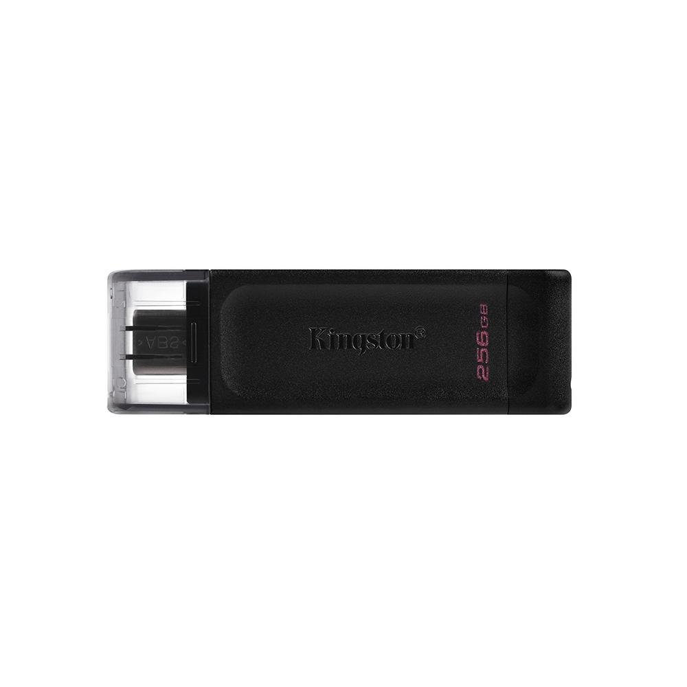 Pen Drive Kingston 128GB DataTraveler 70 USB-C 3.2 Preto - DT70/128GB