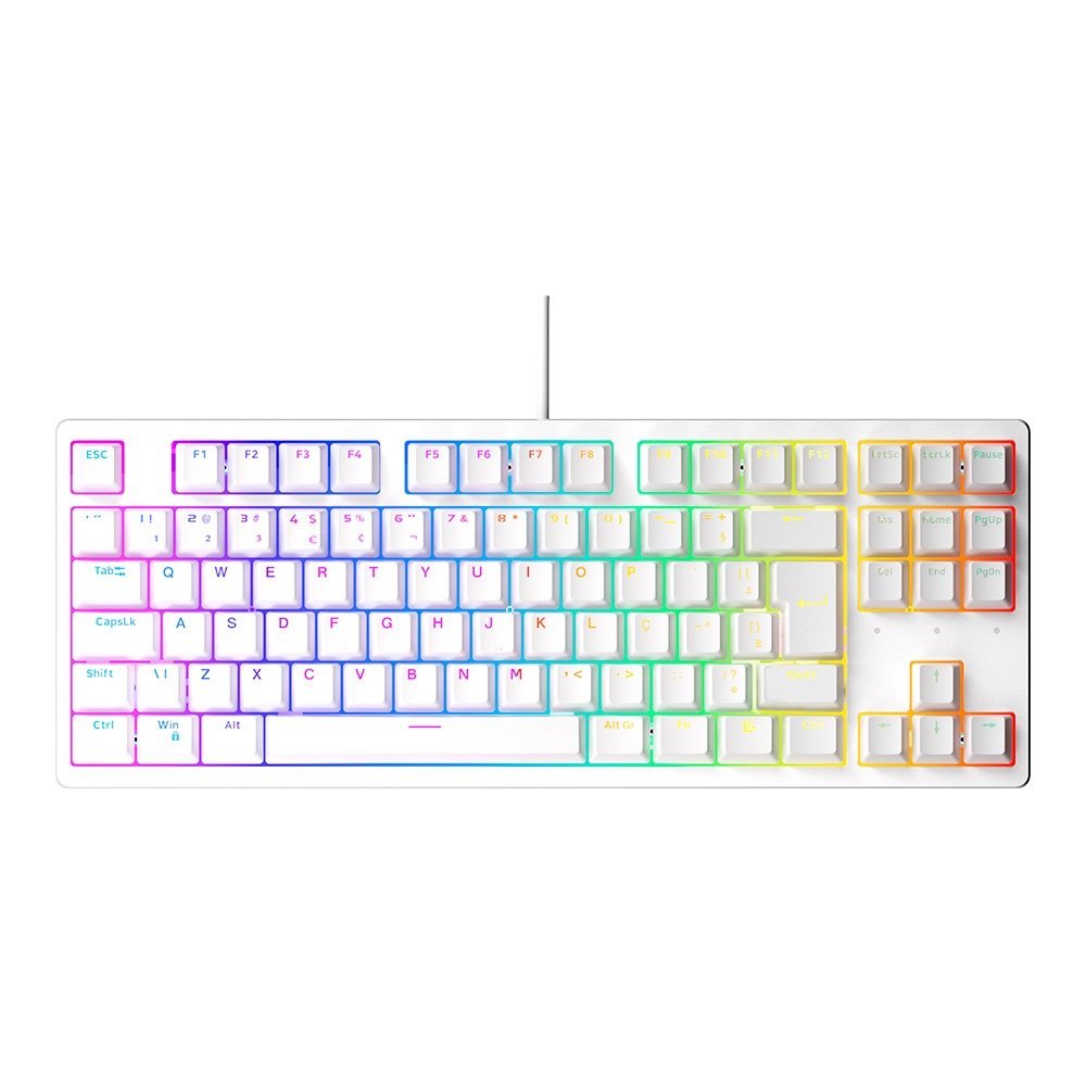 Teclado Gamer Mecânico Fortrek Gravity 80 TKL Switch Outemu Red - Preto