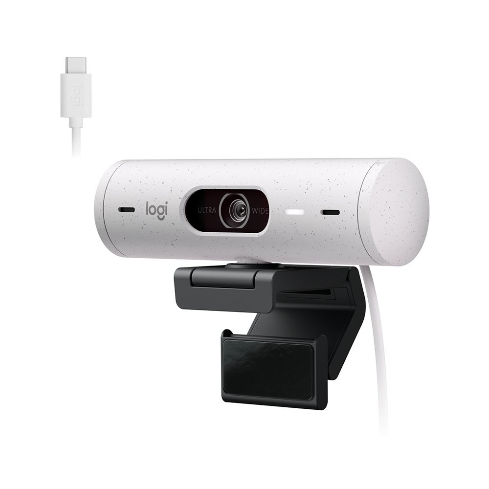 Webcam Logitech Brio 100 Full HD 1080p Branco - 960-001615